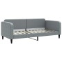 Sofá cama nido con cajones tela gris claro 90x200 cm de vidaXL, Camas y somieres - Ref: Foro24-3196870, Precio: 480,98 €, Des...