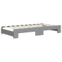 Sofá cama nido con cajones tela gris claro 90x190 cm de vidaXL, Camas y somieres - Ref: Foro24-3196880, Precio: 454,16 €, Des...