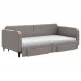 Ausziehbares Schlafsofa mit Schubladen, taupegrauer Stoff, 100 x 200 cm von vidaXL, Betten und Lattenroste - Ref: Foro24-3196...