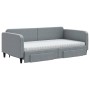 Sofá cama nido con cajones tela gris claro 100x200 cm de vidaXL, Camas y somieres - Ref: Foro24-3196875, Precio: 472,38 €, De...