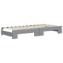 Sofá cama nido con cajones tela gris claro 100x200 cm de vidaXL, Camas y somieres - Ref: Foro24-3196875, Precio: 472,38 €, De...