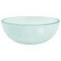 Lavabo de vidrio templado esmerilado 30x12 cm de vidaXL, Lavabos - Ref: Foro24-345241, Precio: 55,72 €, Descuento: %