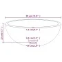 Waschbecken aus mattiertem gehärtetem Glas, 30 x 12 cm von vidaXL, Sinkt - Ref: Foro24-345241, Preis: 52,60 €, Rabatt: %