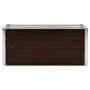 Arriate de acero galvanizado marrón 100x40x45 cm de vidaXL, Maceteros y jardineras - Ref: Foro24-45720, Precio: 38,83 €, Desc...