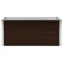 Arriate de acero galvanizado marrón 100x40x45 cm de vidaXL, Maceteros y jardineras - Ref: Foro24-45720, Precio: 40,27 €, Desc...