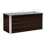 Arriate de acero galvanizado marrón 100x40x45 cm de vidaXL, Maceteros y jardineras - Ref: Foro24-45720, Precio: 38,83 €, Desc...