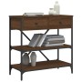 Mesa consola madera de ingeniería marrón roble 75x34,5x75 cm de vidaXL, Mesas auxiliares - Ref: Foro24-833412, Precio: 67,17 ...