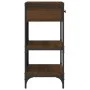 Mesa consola madera de ingeniería marrón roble 75x34,5x75 cm de vidaXL, Mesas auxiliares - Ref: Foro24-833412, Precio: 64,98 ...