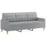 Sofagarnitur mit Kissen 2-teilig aus hellgrauem Stoff von vidaXL, Sofas - Ref: Foro24-3201306, Preis: 462,76 €, Rabatt: %