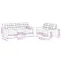 Juego de sofás con cojines 2 piezas tela gris taupe de vidaXL, Sofás - Ref: Foro24-3201313, Precio: 471,65 €, Descuento: %