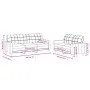 Juego de sofás con cojines 2 piezas tela marrón de vidaXL, Sofás - Ref: Foro24-3201309, Precio: 451,00 €, Descuento: %