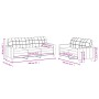 Juego de sofás con cojines 2 piezas tela negro de vidaXL, Sofás - Ref: Foro24-3201310, Precio: 479,99 €, Descuento: %