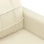 Juego de sofás con cojines 3 piezas cuero sintético crema de vidaXL, Sofás - Ref: Foro24-3201339, Precio: 588,02 €, Descuento: %