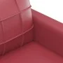Juego de sofás con cojines 2 piezas cuero sintético rojo tinto de vidaXL, Sofás - Ref: Foro24-3201361, Precio: 444,46 €, Desc...
