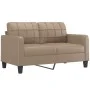 Juego de sofás con cojines 2 piezas cuero sintético capuchino de vidaXL, Sofás - Ref: Foro24-3201362, Precio: 385,59 €, Descu...