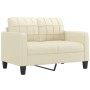 Juego de sofás con cojines 2 piezas cuero sintético crema de vidaXL, Sofás - Ref: Foro24-3201359, Precio: 428,68 €, Descuento: %