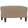 Cappuccino synthetic leather 3-piece sofa set with cushions by vidaXL, Sofas - Ref: Foro24-3201387, Price: 490,92 €, Discount: %