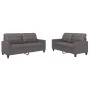 Juego de sofás con cojines 2 piezas cuero sintético gris de vidaXL, Sofás - Ref: Foro24-3201360, Precio: 389,04 €, Descuento: %