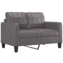 Juego de sofás con cojines 2 piezas cuero sintético gris de vidaXL, Sofás - Ref: Foro24-3201360, Precio: 389,04 €, Descuento: %