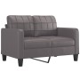 Juego de sofás con cojines 2 piezas cuero sintético gris de vidaXL, Sofás - Ref: Foro24-3201360, Precio: 394,59 €, Descuento: %