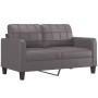 Juego de sofás con cojines 2 piezas cuero sintético gris de vidaXL, Sofás - Ref: Foro24-3201360, Precio: 394,59 €, Descuento: %