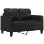 Juego de sofás con cojines 2 piezas cuero sintético negro de vidaXL, Sofás - Ref: Foro24-3201378, Precio: 487,56 €, Descuento: %