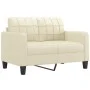 Juego de sofás con cojines 2 piezas cuero sintético crema de vidaXL, Sofás - Ref: Foro24-3201379, Precio: 445,07 €, Descuento: %