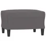 Juego de sofás con cojines 3 piezas cuero sintético gris de vidaXL, Sofás - Ref: Foro24-3201385, Precio: 472,95 €, Descuento: %