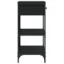 Mesa consola madera de ingeniería negro 75x34,5x75 cm de vidaXL, Mesas auxiliares - Ref: Foro24-833408, Precio: 84,60 €, Desc...