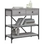 Sonoma gray engineered wood console table 75x34.5x75 cm by vidaXL, Side tables - Ref: Foro24-833411, Price: 80,59 €, Discount: %