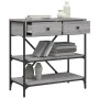 Mesa consola madera de ingeniería gris Sonoma 75x34,5x75 cm de vidaXL, Mesas auxiliares - Ref: Foro24-833411, Precio: 80,59 €...