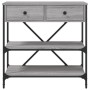 Mesa consola madera de ingeniería gris Sonoma 75x34,5x75 cm de vidaXL, Mesas auxiliares - Ref: Foro24-833411, Precio: 81,71 €...
