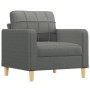 Juego de sofás con cojines 3 piezas tela gris oscuro de vidaXL, Sofás - Ref: Foro24-3201243, Precio: 688,19 €, Descuento: %
