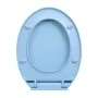 Blauer ovaler WC-Sitz und Deckel mit Absenkautomatik von vidaXL, Toiletten- und Bidetsitze - Ref: Foro24-145822, Preis: 27,96...
