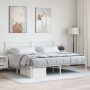 Estructura de cama con cabecero metal blanca 200x200 cm de vidaXL, Camas y somieres - Ref: Foro24-355715, Precio: 108,51 €, D...
