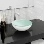 Weißes Waschbecken aus gehärtetem Glas, 30 x 12 cm von vidaXL, Sinkt - Ref: Foro24-345253, Preis: 55,39 €, Rabatt: %