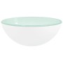 Lavabo de vidrio templado blanco 30x12 cm de vidaXL, Lavabos - Ref: Foro24-345253, Precio: 59,29 €, Descuento: %