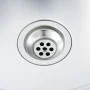 Fregadero de cocina con escurridor acero inox 500x600x155 mm de vidaXL, Fregaderos - Ref: Foro24-147230, Precio: 75,01 €, Des...