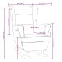 Silla mecedora con patas de madera de caucho terciopelo azul de vidaXL, Mecedoras - Ref: Foro24-329362, Precio: 220,43 €, Des...