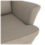 Silla mecedora patas de madera de caucho terciopelo gris claro de vidaXL, Mecedoras - Ref: Foro24-329363, Precio: 221,43 €, D...