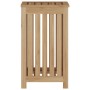 Cesto de la ropa sucia madera maciza de teca 35x25x60 cm de vidaXL, Cestas para ropa - Ref: Foro24-340758, Precio: 83,22 €, D...