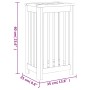 Cesto de la ropa sucia madera maciza de teca 35x25x60 cm de vidaXL, Cestas para ropa - Ref: Foro24-340758, Precio: 83,22 €, D...