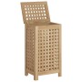 Cesto de la ropa sucia madera maciza de teca 35x25x60 cm de vidaXL, Cestas para ropa - Ref: Foro24-340760, Precio: 86,02 €, D...