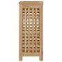 Cesto de la ropa sucia madera maciza de teca 35x25x60 cm de vidaXL, Cestas para ropa - Ref: Foro24-340760, Precio: 86,02 €, D...