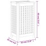 Cesto de la ropa sucia madera maciza de teca 35x25x60 cm de vidaXL, Cestas para ropa - Ref: Foro24-340760, Precio: 86,02 €, D...