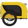 Remolque bicicleta mascotas hierro tela Oxford amarillo negro de vidaXL, Cochecitos para mascotas - Ref: Foro24-94001, Precio...