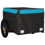 Remolque para bicicleta hierro negro y azul 30 kg de vidaXL, Remolques para bicicletas - Ref: Foro24-94079, Precio: 78,64 €, ...