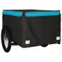 Remolque para bicicleta hierro negro y azul 45 kg de vidaXL, Remolques para bicicletas - Ref: Foro24-94093, Precio: 86,99 €, ...