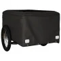 Remolque para bicicleta hierro negro y azul 45 kg de vidaXL, Remolques para bicicletas - Ref: Foro24-94093, Precio: 86,99 €, ...