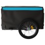 Remolque para bicicleta hierro negro y azul 45 kg de vidaXL, Remolques para bicicletas - Ref: Foro24-94093, Precio: 87,12 €, ...